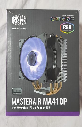 Cooler Master MasterAir MA410P 650-2000 RPM CPU Cooler