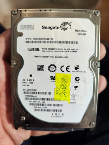 640GB HDD 2,5"