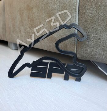 Get CIRCUITO SPA FRANCORCHAMPS decorativo pared para zona gamer de Formula 1 Moto GP