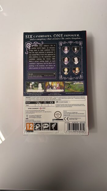 Re:ZERO -Starting Life in Another World- The Prophecy of the Throne Nintendo Switch