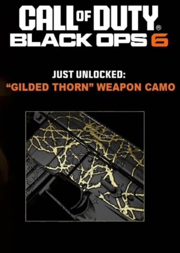 Call of Duty: Black Ops 6 - Gilded Thorn Weapon Camo (DLC) (PS4/PS5/XBOX ONE/XBOX SERIES X/PC) Official Website Key GLOBAL