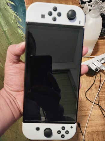 nintendo switch oled blanca