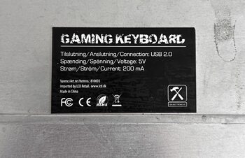 Redeem Gaming Membraninė USB Laidinė Klaviatūra