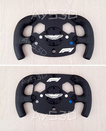 MOD F1 ASTON MARTIN Posición Logo F1 a elegir para Volante Logitech G920 de Xbox