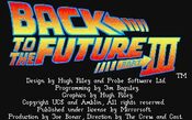 Get Back to the Future Part III SEGA Master System