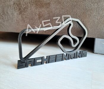 Get CIRCUITO SACHSENRING Decorativo pared para zona gamer de Formula 1 F1 Moto GP