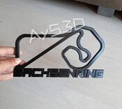 Buy CIRCUITO SACHSENRING Decorativo pared para zona gamer de Formula 1 F1 Moto GP