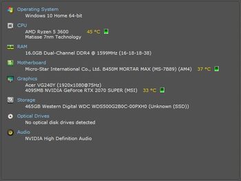 RTX 2070 Super AMD Ryzen 5 3600