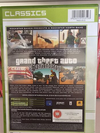 Grand Theft Auto: San Andreas Xbox