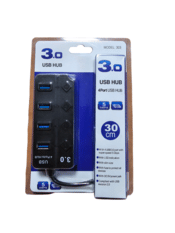 Hub USB 3.0 4 Puertos USB Adaptador Cable