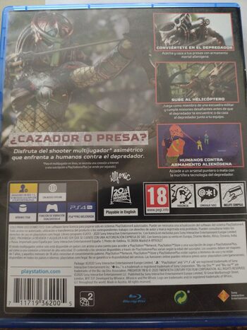 Predator: Hunting Grounds PlayStation 4