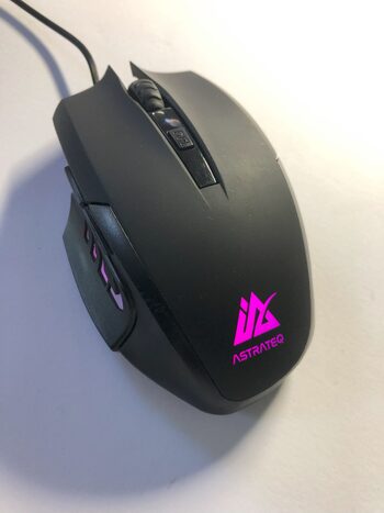 ASTRATEQ 22416 Gaming Mouse Šviečianti Žaidimų Pelė