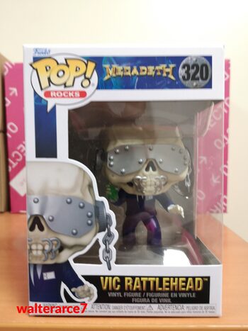 Funko Pop Megadeth 320 Vic Rattlehead 11c