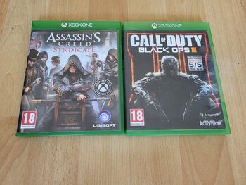 2 xbox one žaidimai assassin's creed syndicate ir call of duty black ops 3