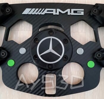 MOD F1 Fórmula 1 MERCEDES AMG para Volante Logitech G29 y G923 de PS PlayStation