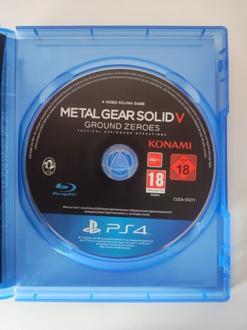 METAL GEAR SOLID V: GROUND ZEROES PlayStation 4