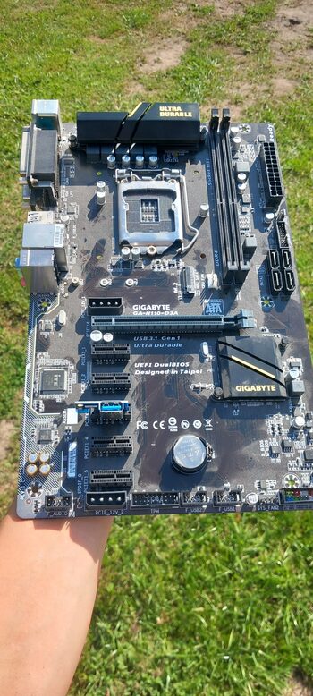 Gigabyte GA-H110-D3A Intel H110 ATX DDR4 LGA1151 1 x PCI-E x16 Slots Motherboard for sale