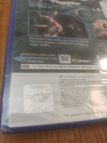 Buy Eragon PlayStation 2