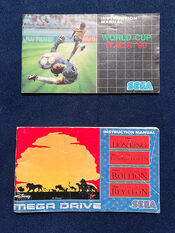 Manuales de Rey León y World Cup Italia 90 Megadrive Mega Drive SEGA