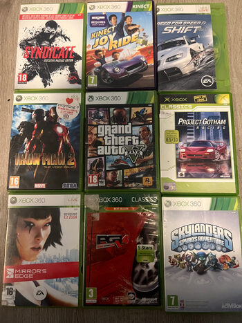 2Xboxai su žaidimais pulteliais ir laidais