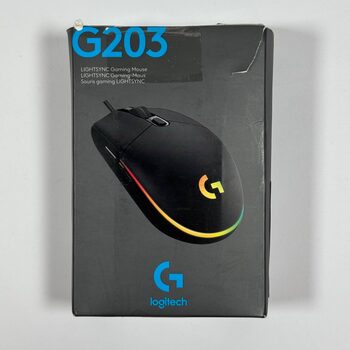 Logitech G203 LIGHTSYNC RGB 6 Button Gaming Mouse - Black