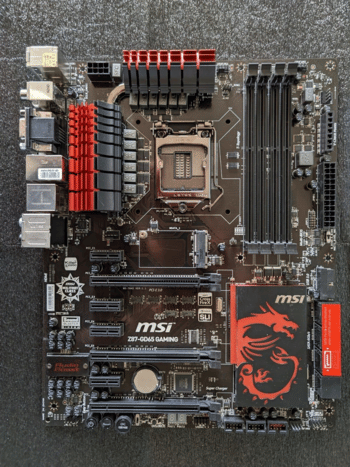 MSI Z87-GD65 Gaming Intel Z87 ATX DDR3 LGA1150 3 x PCI-E x16 Slots Motherboard