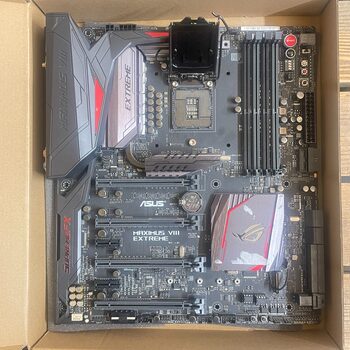 ASUS ROG MAXIMUS VIII EXTREME (EATX, Z170, Intel LGA 1151) Motherboard - Defective Motinine plokste MB Motherboard Defektuota