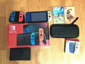 Nintendo switch v2 portativine konsolė su priedais