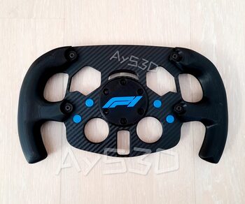 MOD F1 Fórmula 1 para Volante Logitech G29 y G923 de PS PlayStation y PC Azul