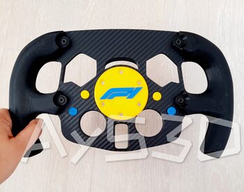 Get MOD F1 con Tapa Central Formula 1 Colores a elegir para Logitech G29 y G923 Ps