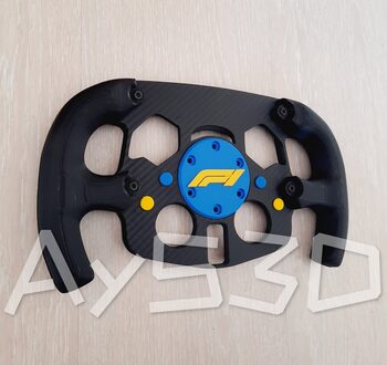 MOD F1 con Tapa Central Formula 1 Colores a elegir para Logitech G29 y G923 Ps