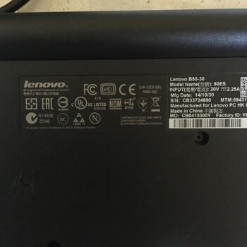 Get Lenovo Essential B50-30 Laptop 39.6 cm (15.6") HD Intel Celeron N2830 4 GB DDR3L-SDRAM 320 GB HDD Windows 10