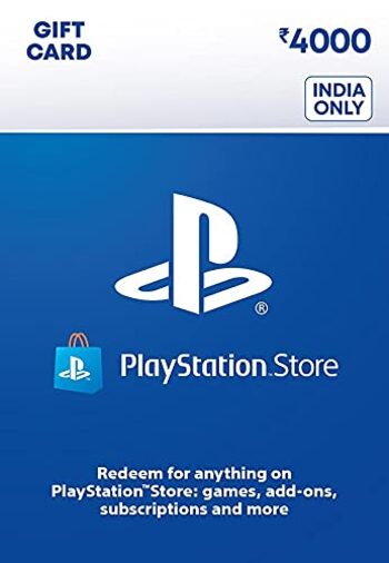 PlayStation Network Card Rs.4000 (IN) PSN Key INDIA