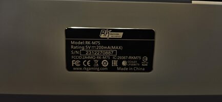 RK-M75 Tri-modes Red Switch
