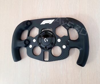 MOD F1 Fórmula 1 para Volante Logitech G29 y G923 de PS PlayStation y PC Blanco