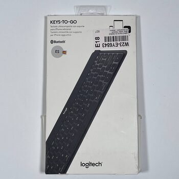 Logitech Keys-to-Go Portable Wireless Keyboard for Apple Devices and PC - Black