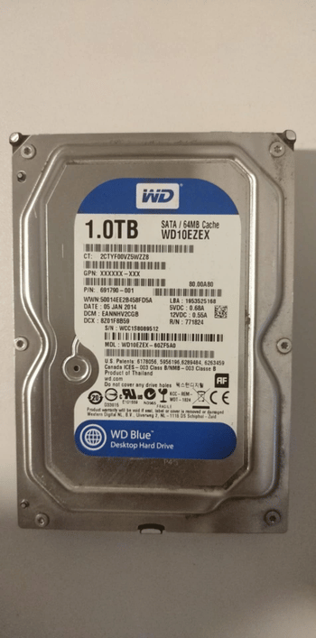 Western Digital WD Blue 1 TB HDD Storage