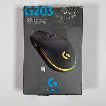 Logitech G203 LIGHTSYNC RGB 6 Button Gaming Mouse - Black