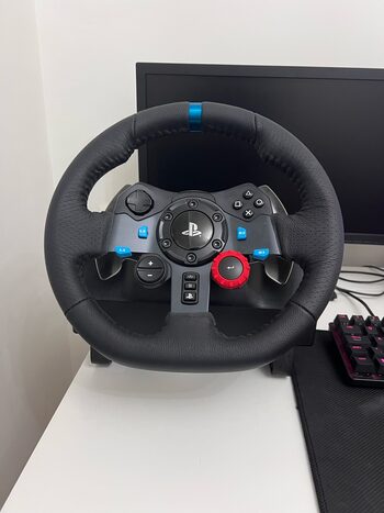 Logitech G G29 Driving Force Volante de Carreras y Pedales, Force Feedback, Alum