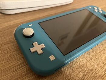 Nintendo Switch Lite, Turquoise, 32GB su žaidimu ir dėklu for sale