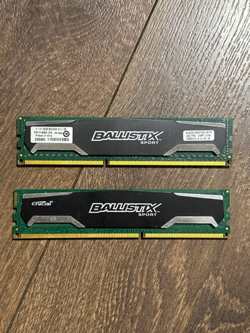 ballistix 1600mhz, 8gb (2x4gb) komplektas