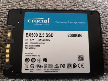 Crucial BX500 2 TB SSD Storage