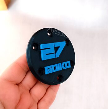 TAPA CENTRAL PERSONALIZADA con NOMBRE INICIALES NÚMERO xa Logitech G29 G920 G923