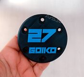 TAPA CENTRAL PERSONALIZADA con NOMBRE INICIALES NÚMERO xa Logitech G29 G920 G923