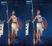 SMITE - Athena & Athena Liberte Skin Key GLOBAL for sale