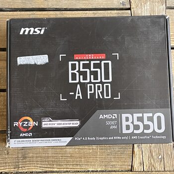 MSI B550-A PRO (AMD AM4, B550, DDR4, M.2,USB 3.2, ATX) Motherboard - Defective Motinine plokste MB Motherboard Defektuota