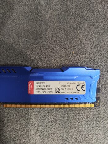 Buy Kingston HyperX Fury Blue 8 GB (1 x 8 GB) DDR3-1600 Blue / Silver PC RAM