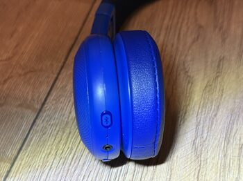 Belaidės Bluetooth mėlynos ausinės JBL E45BT