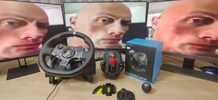 Žaidimų vairas Logitech G920 +Shifter+3DRap shifter mod (H pattern + sequential)