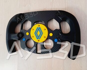 MOD F1 Fórmula 1 RENAULT para Volante Logitech G29 y G923 de PS PlayStation y PC